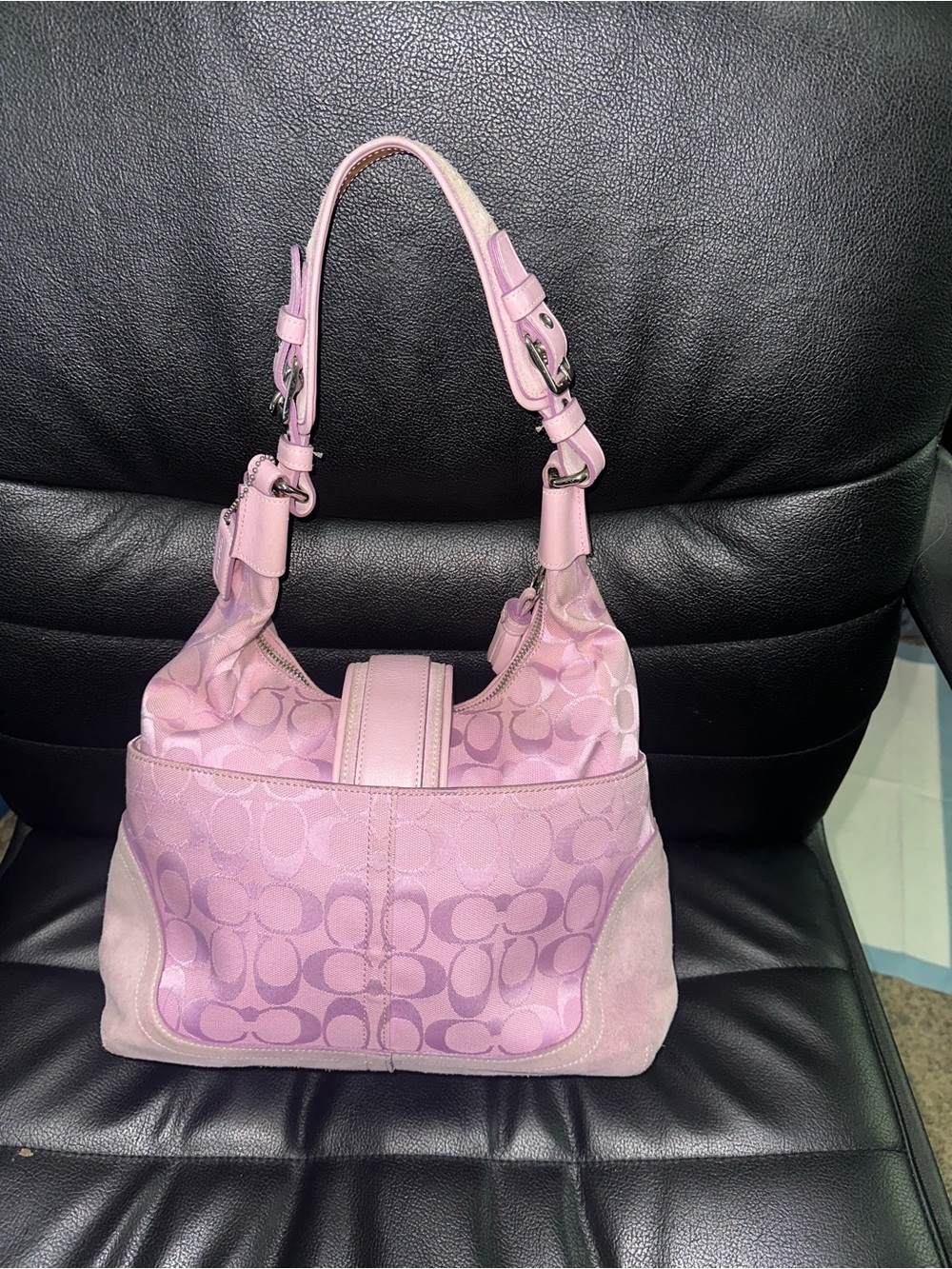 Coach Vintage Signature Hobo Shoulder Bag C6824 - Picture 2 of 8